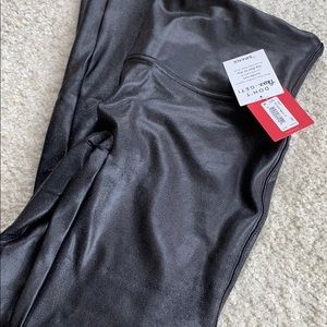 Spanx faux fur leggings- LARGE REG